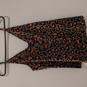 Leopard print tank